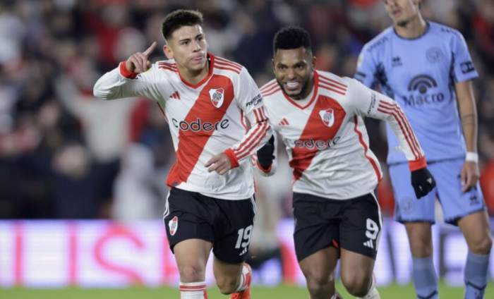 RIVER GOLEÓ A BELGRANO CON EL APORTE DEL “DIABLITO” ECHEVERRI